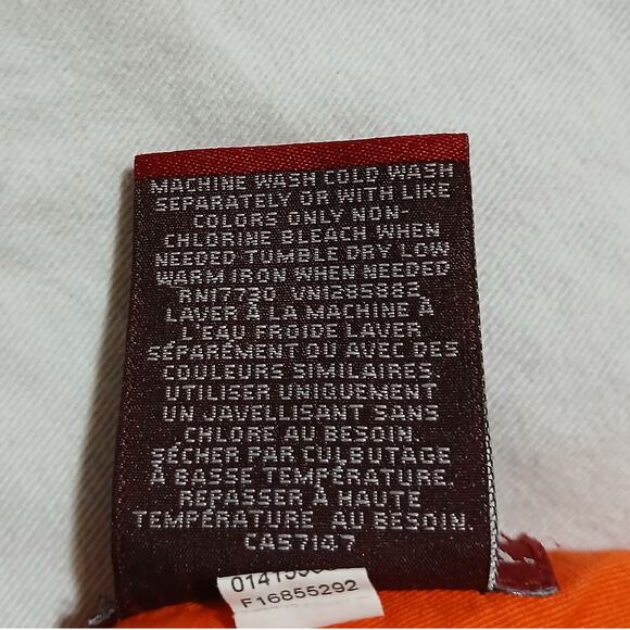 Merona size 10 SEAHORSE shorts sooooo cute coral red 9" inseam 100% cotton - Picture 7 of 8